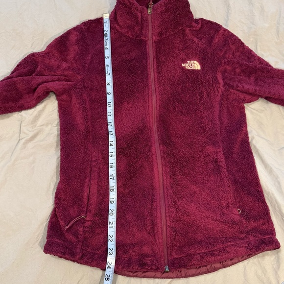 The North‎ Face Osito Magenta Cranberry Womens S Full Zip Fuzzy Fleece Jacket - Picture 7 of 9
